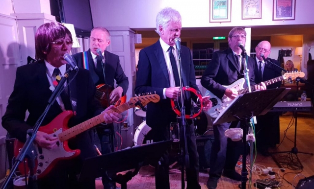 Image of the band at The Chequers