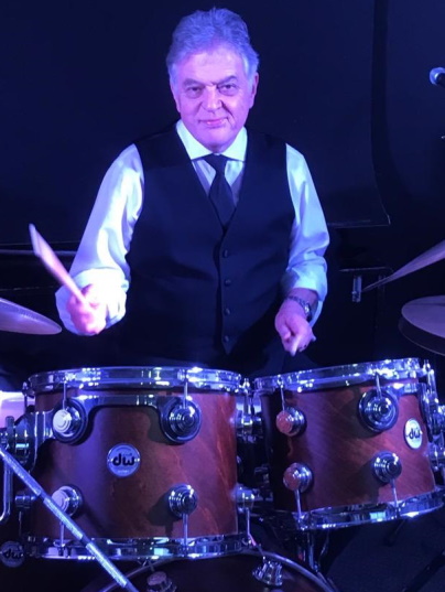 Image of Trevor, our drummer.